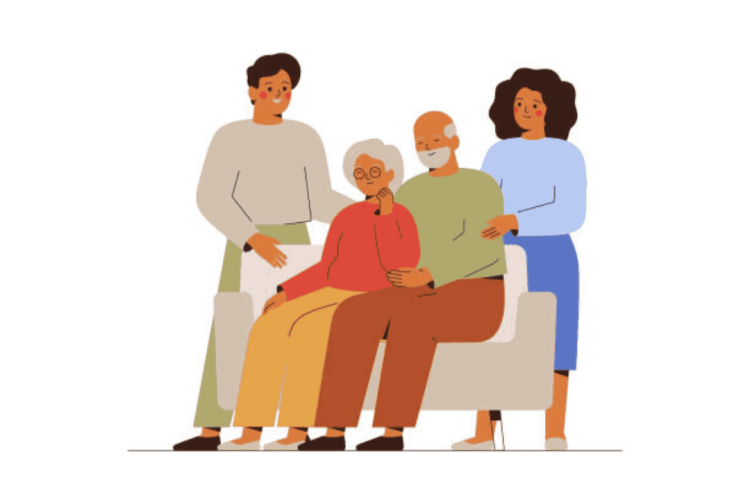 Picture of Family Supporting Eachother